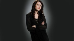 Woman Actress brunettes emma roberts Simple Background