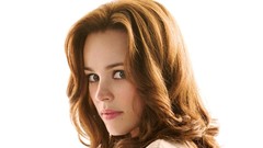 Woman Actress brunettes rachel mcadams pink lipstick