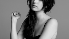 Woman Actress Celebrity grayscale