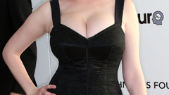 Woman Actress cleavage christina