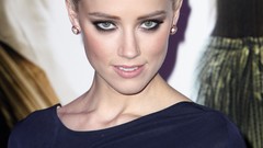 Woman Actress earrings blondes amber heard