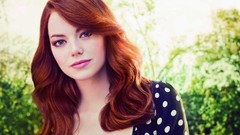 Woman Actress emma stone models redheads