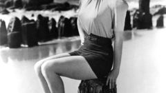 Woman Actress grayscale