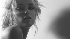 Woman Actress grayscale amber