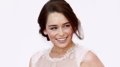 Woman Actress green eyes brunettes emilia clarke diamond 