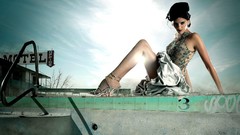 Woman Actress models photo shoot maggie grace