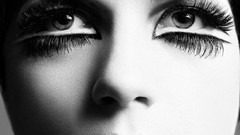 Woman Actress models photo shoot selma blair grayscale