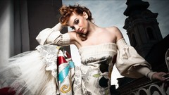 Woman Actress models vica kerekes redheads