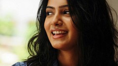 Woman Actress samantha smiling indian black hair