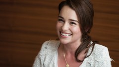 Woman Actress smiling brunettes emilia clarke