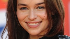Woman Actress smiling brunettes emilia clarke