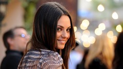 Woman Actress smiling brunettes mila kunis