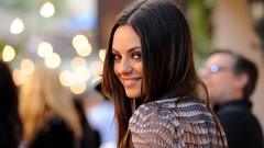 Woman Actress smiling brunettes mila kunis