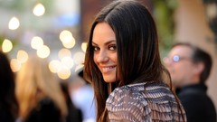 Woman Actress smiling mila kunis