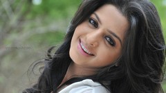 Woman Actress stills smiling models photo shoot black hair 