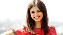 Woman Actress victoria justice smiling