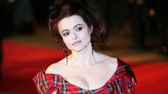 Woman Actress wand brunettes black dress harry potter red 