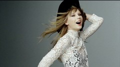 Woman advertisement hats Celebrity blondes taylor swift blue 
