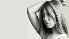 Woman After School faces monochrome k-pop Bekah