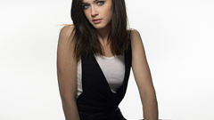 Woman alexis bledel blue