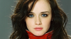 Woman alexis bledel blue