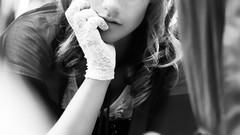 Woman Alice grayscale