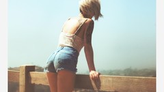 Woman alysha nett denim shorts