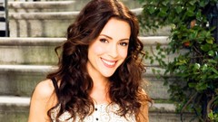 Woman Alyssa Milano Actress smiling brunettes