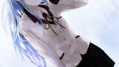 Woman angel beats school