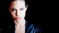 Woman Angelina Jolie black