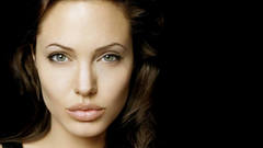 Woman Angelina Jolie faces
