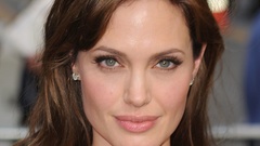 Woman Angelina Jolie faces