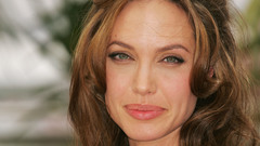 Woman Angelina Jolie faces
