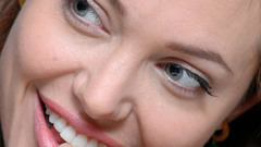 Woman Angelina Jolie faces