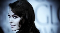 Woman Angelina Jolie faces