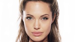 Woman Angelina Jolie faces