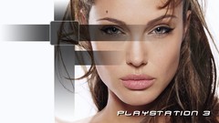 Woman Angelina Jolie playstation