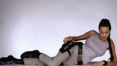 Woman Angelina Jolie tomb