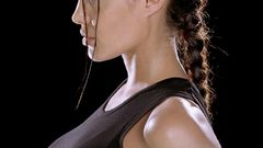 Woman Angelina Jolie tomb