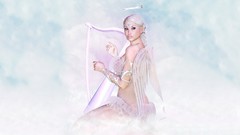 Woman angels artwork 3D girls