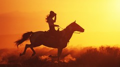 Woman Animals Horses girls