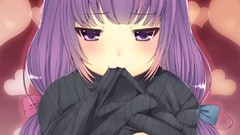 Woman Anime anime girls bra touhou purple hair patchouli 