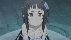 Woman Anime anime girls brown eyes black hair hair ornaments 