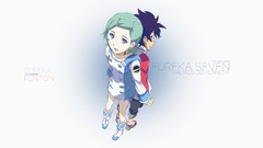 Woman Anime anime girls eureka seven Simple Background Eureka 