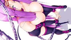 Woman Anime anime girls fate stay night purple eyes fate series 