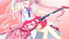 Woman Anime anime girls Guitar Rock on Girls