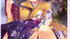 Woman Anime anime girls Japanese clothes