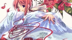 Woman Anime anime girls miko Japanese clothes