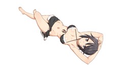 Woman Anime anime girls Simple Background