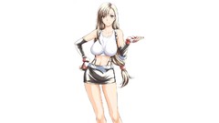 Woman Anime anime girls Simple Background